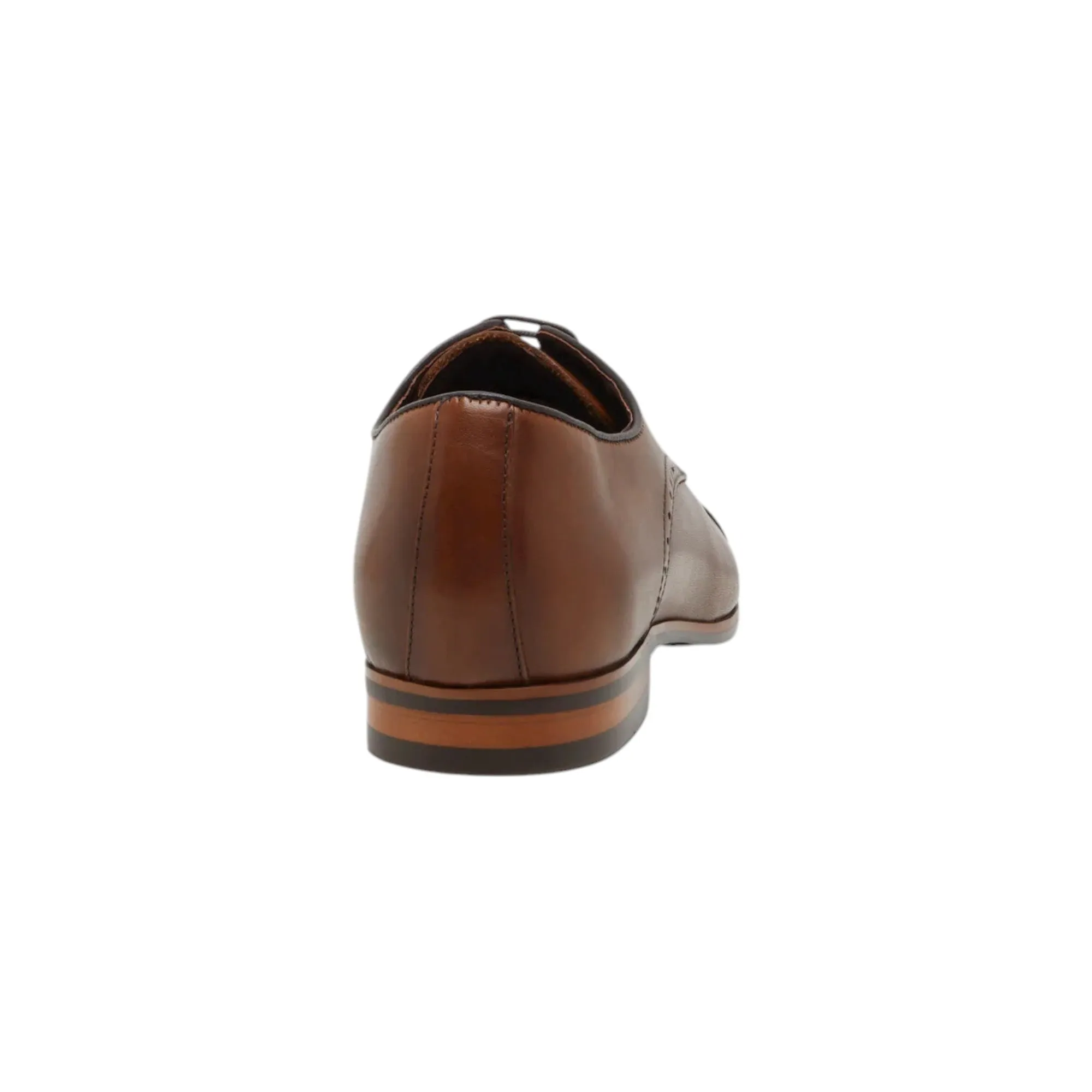 Mens Julius Marlow Lotus Formal Dress Work Cognac Leather Lace Up Shoes