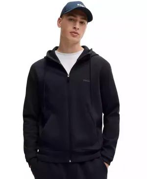 Men's Logo Print Zip-Up Hoodie