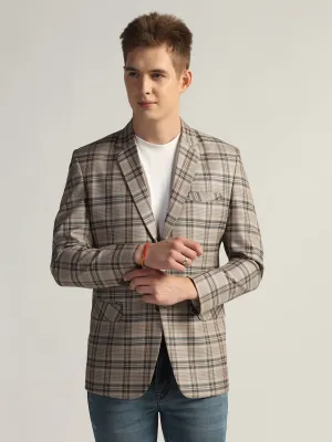 Men's Multi Checked Tweed Blazer