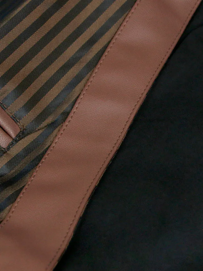 Men's Steampunk Victorian Renaissance Waistcoat Vest Business Suit Vest