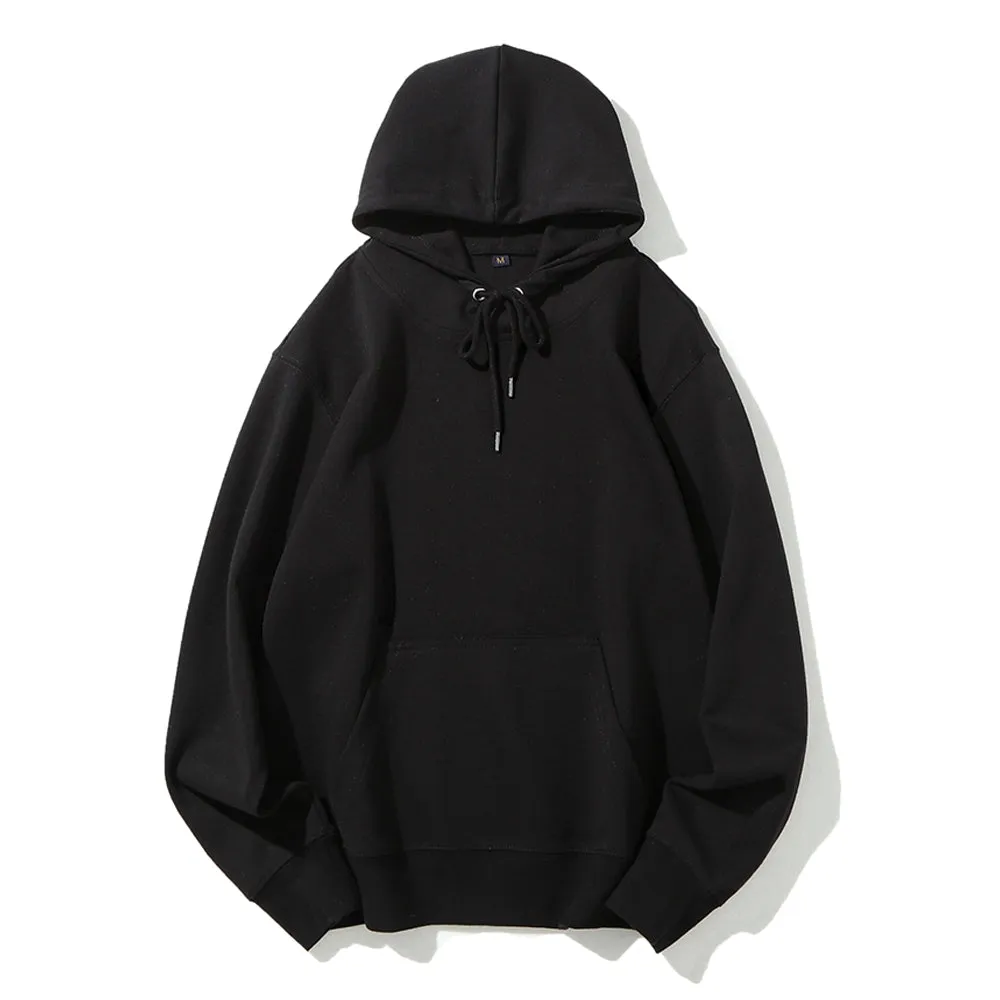 Mens Vintage Machine Project Darkness Style Print Graphic Pullover With Kangaroo Pocket Hoodies