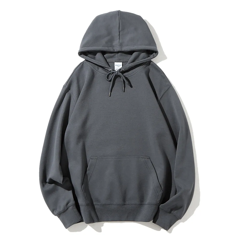Mens Vintage Machine Project Darkness Style Print Graphic Pullover With Kangaroo Pocket Hoodies