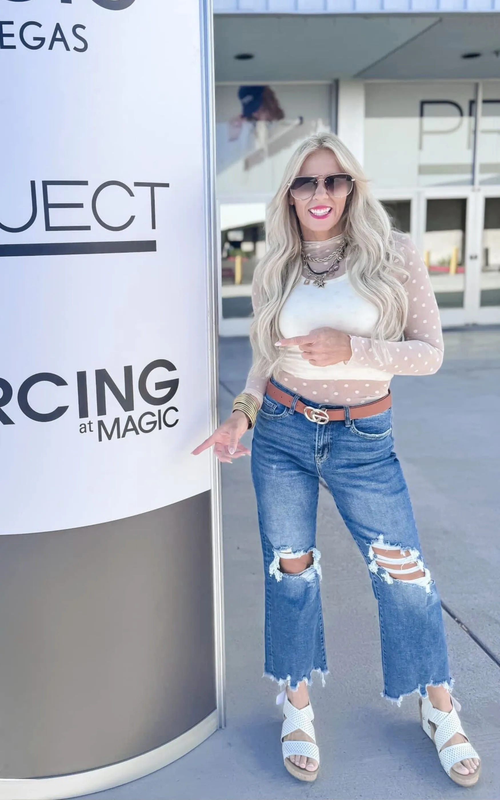 MICA | Millenium Blue 90's Vintage Crop Flare Denim Jeans