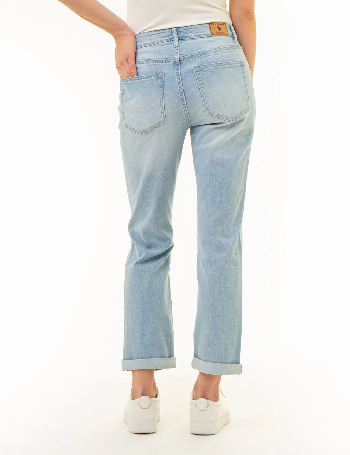 MID RISE BOYFRIEND JEANS