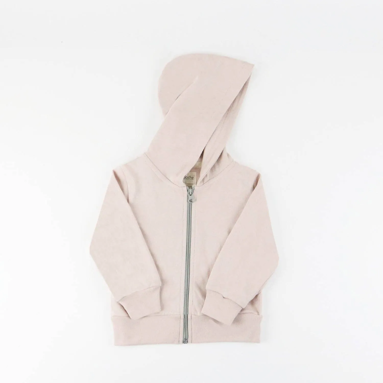 Mini Moiche | Cloud Lush Hoodie | Blush & Navy