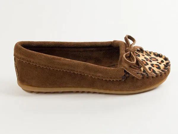 Minnetonka Moccasin Leopard Kilty
