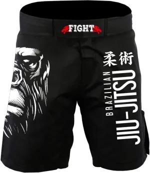 MMA Gear Workout Gym Shorts Men's Dry Fit BJJ Fitness Training Shorts Digital Printing Fight Shorts