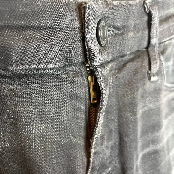 Mother Denim The Looker Black Skinny Jeans in Destroyed Ride Womens Size 24