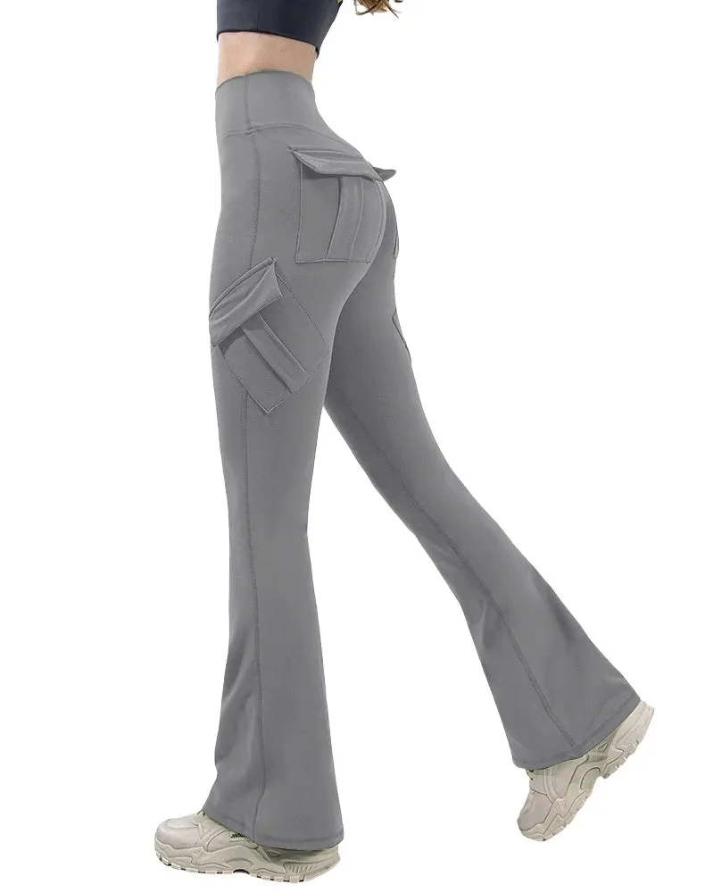 Obsidian Phoenix Wide-Leg Yoga Pants
