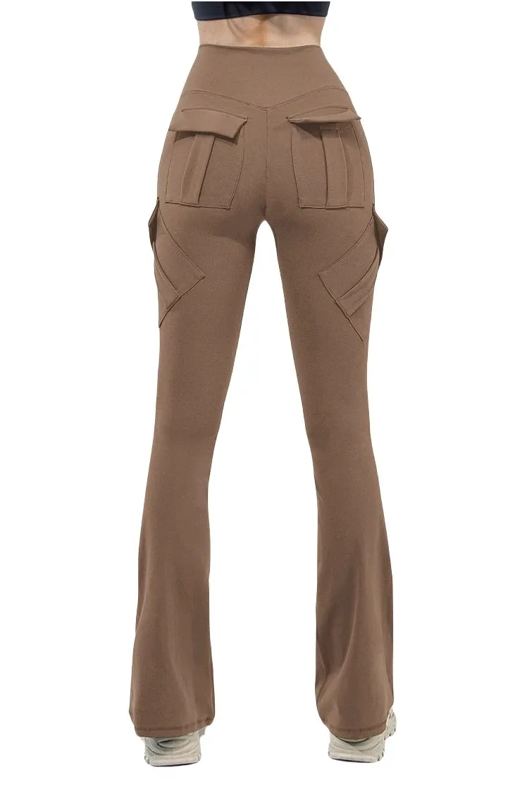 Obsidian Phoenix Wide-Leg Yoga Pants