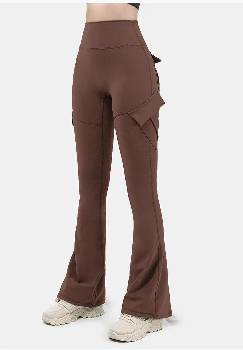 Obsidian Phoenix Wide-Leg Yoga Pants