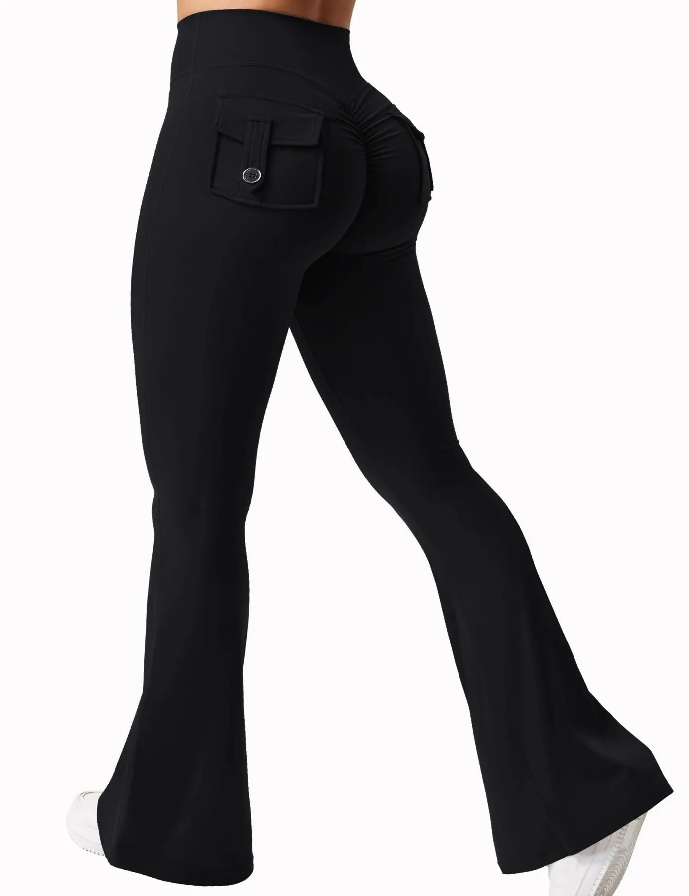 Obsidian Phoenix Wide-Leg Yoga Pants