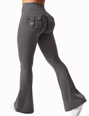 Obsidian Phoenix Wide-Leg Yoga Pants