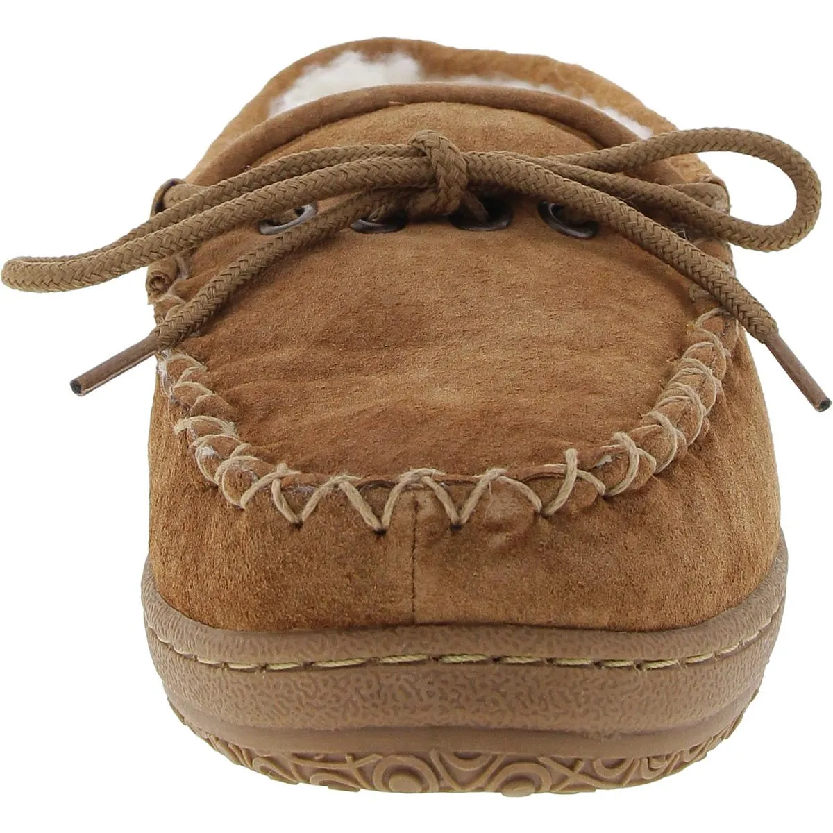 Old Friend Womens Suede Slip On Moccasins