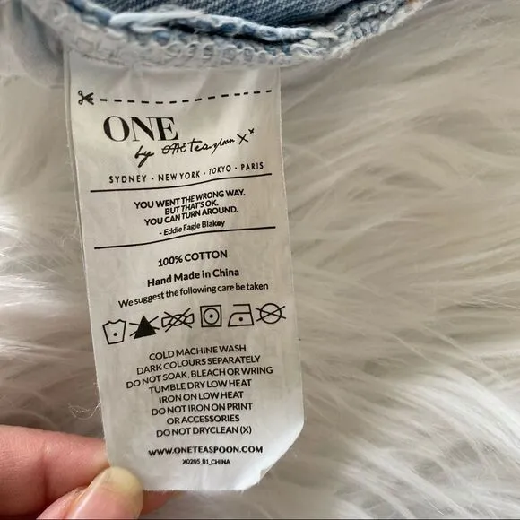 One Teaspoon Diamonds Chargers denim short 26