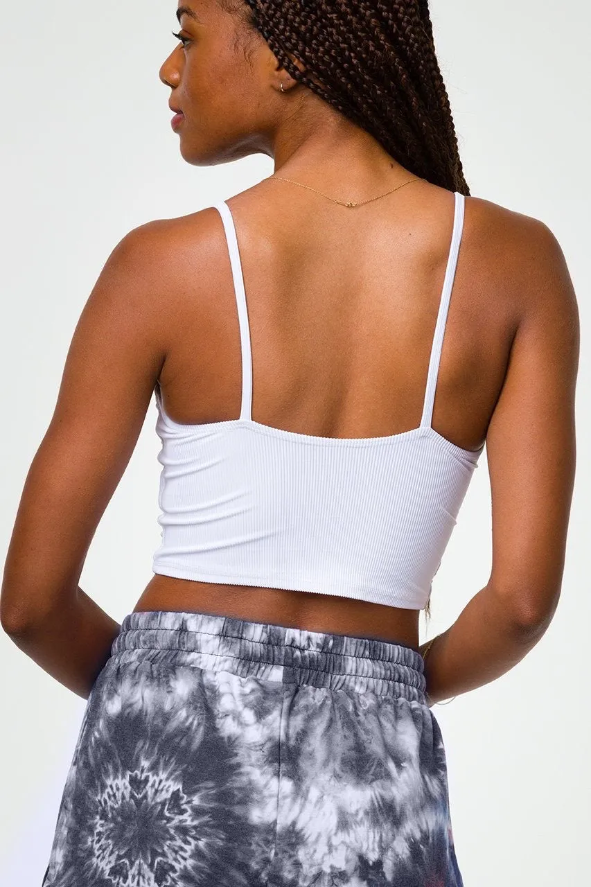 ONZIE Cami Belle Crop White
