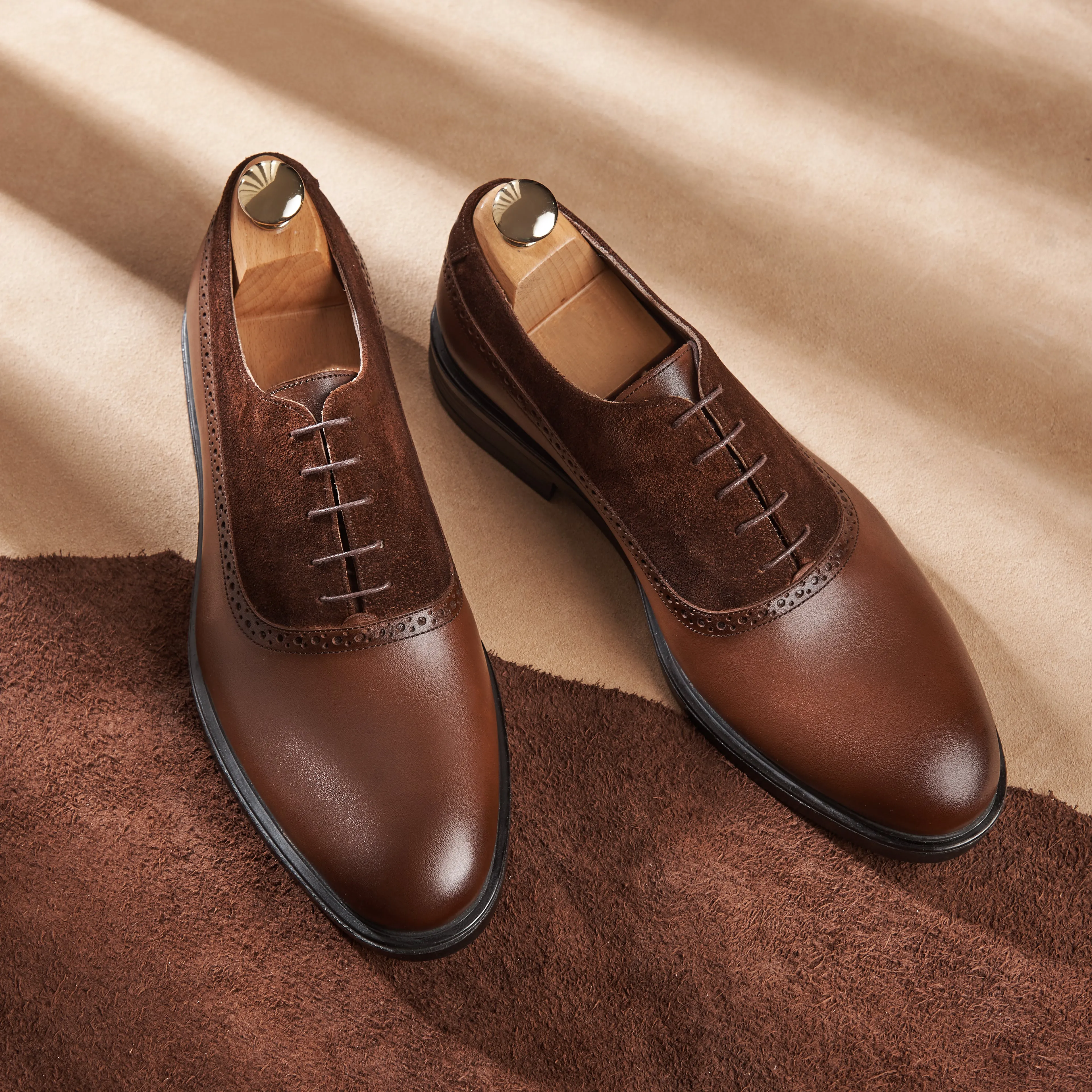 Oxford Plain Toe with Suede