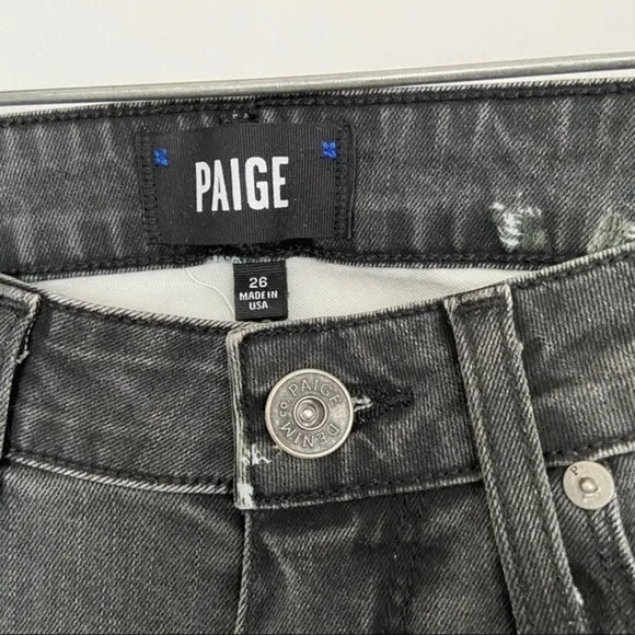 PAIGE Hoxton Straight floral-print high-rise jeans
