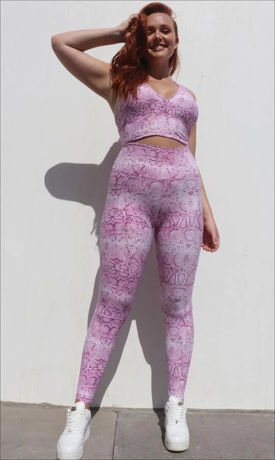 Pink Snake Eco Ultra High Waist Leggings