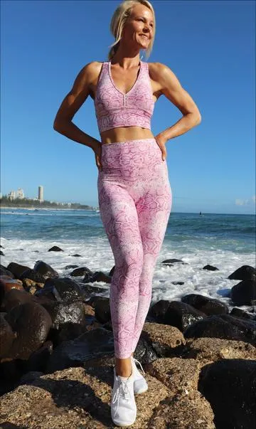 Pink Snake Eco Ultra High Waist Leggings