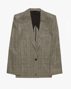 Plaid Summer Tailored Jacket