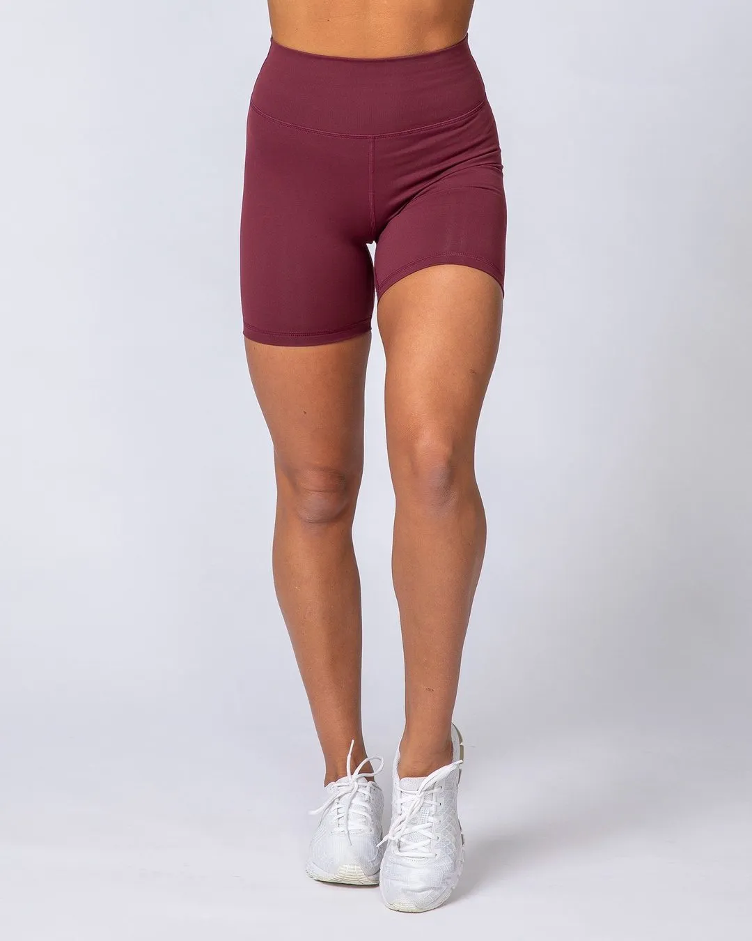 Prize Fighter Bike Shorts - Wine W/ White & Fawn