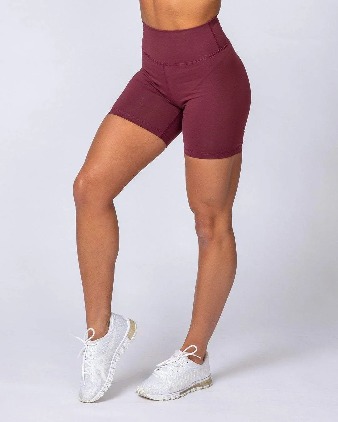 Prize Fighter Bike Shorts - Wine W/ White & Fawn