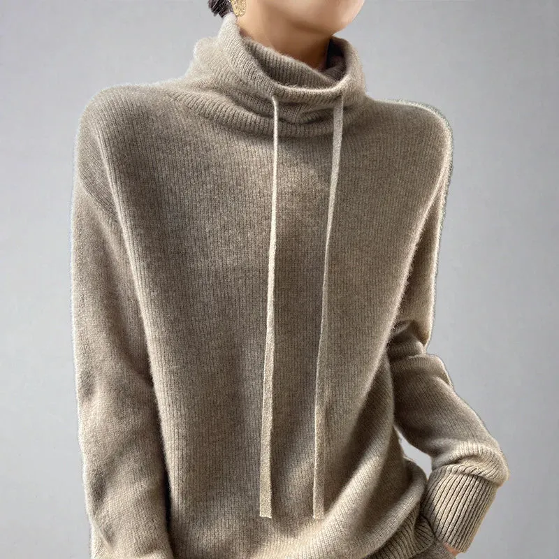 Pull élégant avec décolleté