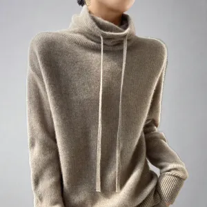 Pull élégant avec décolleté