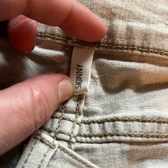Rag &amp; Bone Beige Skinny Jeans