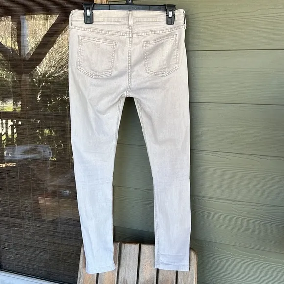 Rag &amp; Bone Beige Skinny Jeans