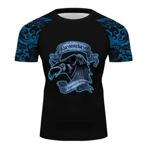 Ravenclaw Harry Potter short sleeve Compression Shirt - BJJ, MMA, Muay Thai