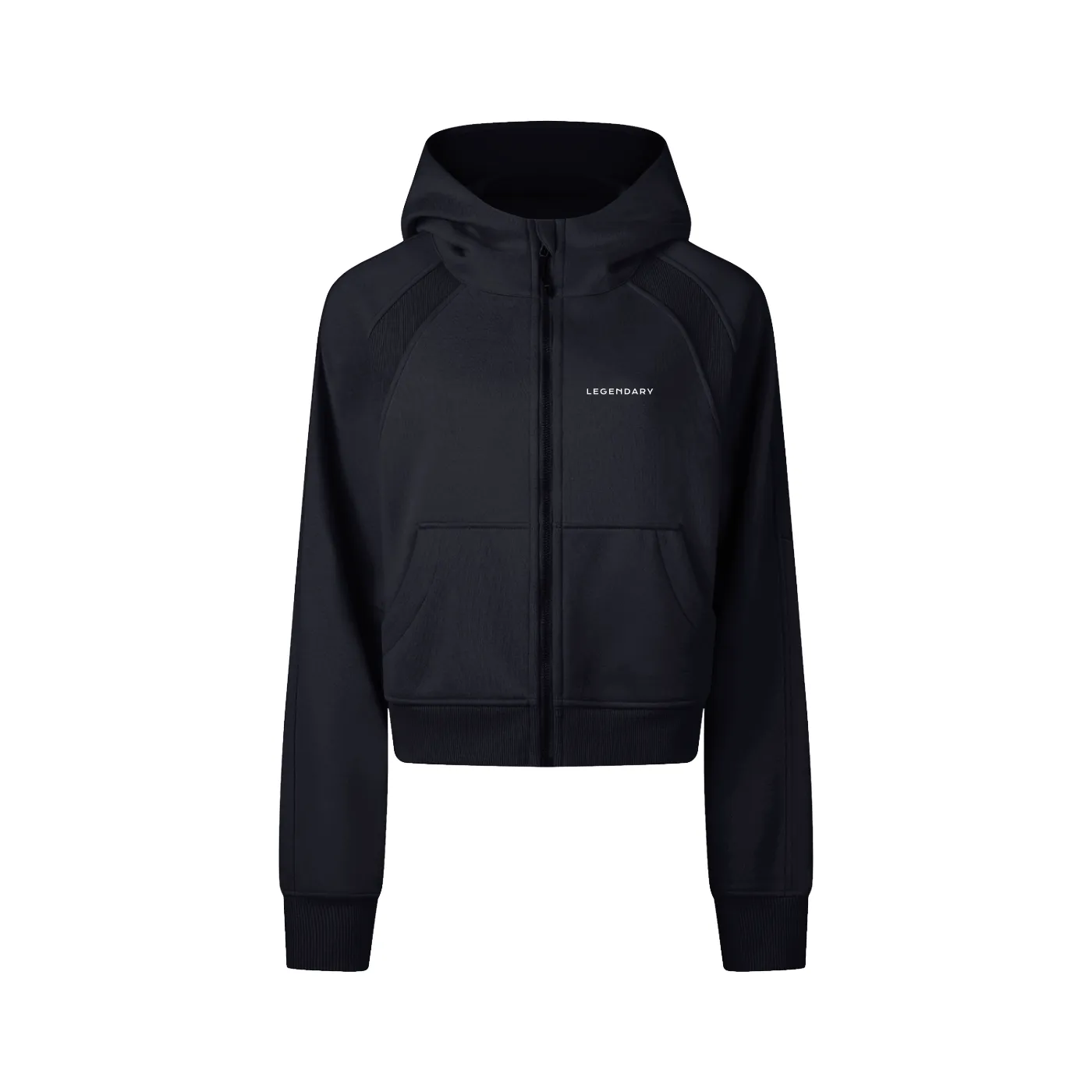 Regular Legendary Cropped Zip-Through Hoodie