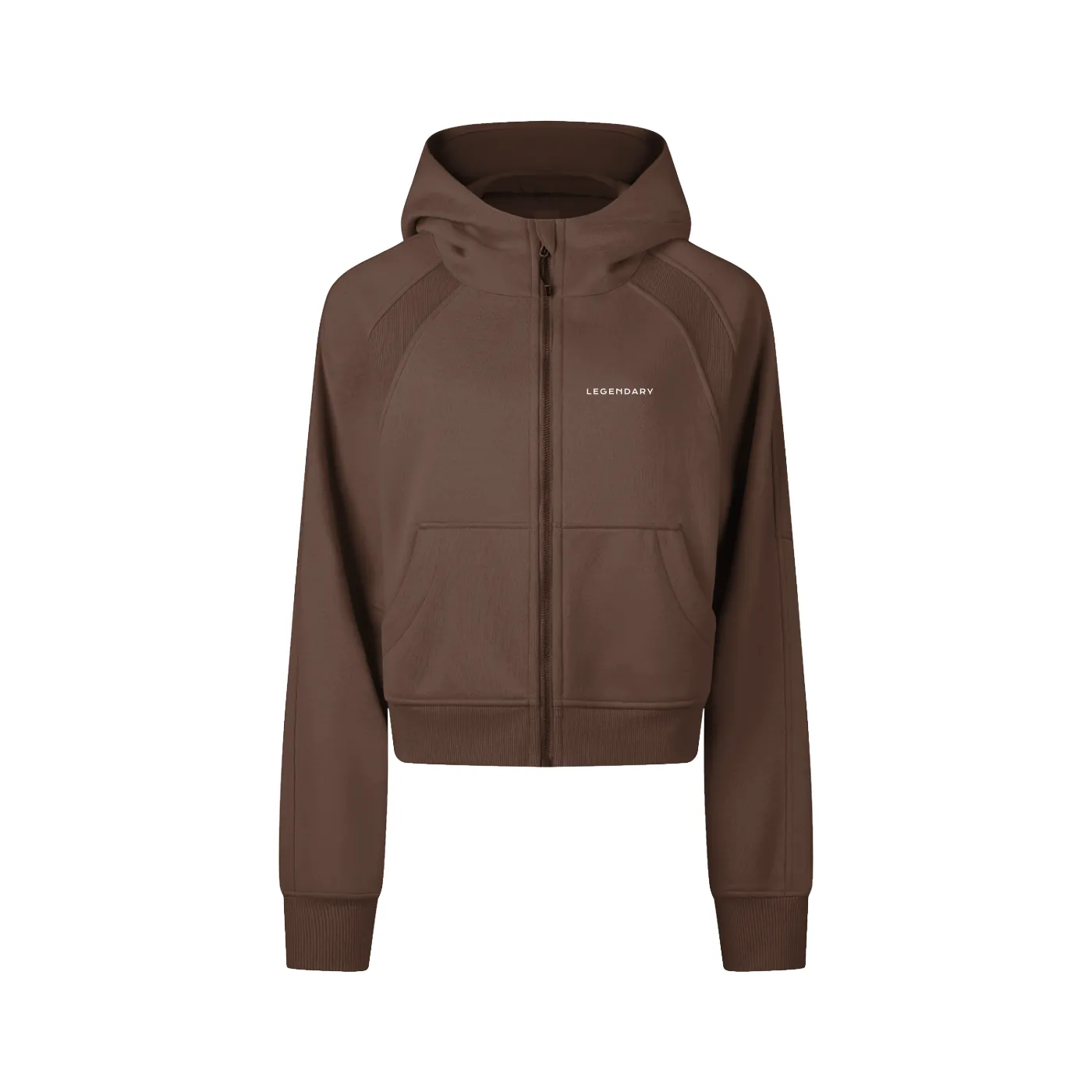 Regular Legendary Cropped Zip-Through Hoodie