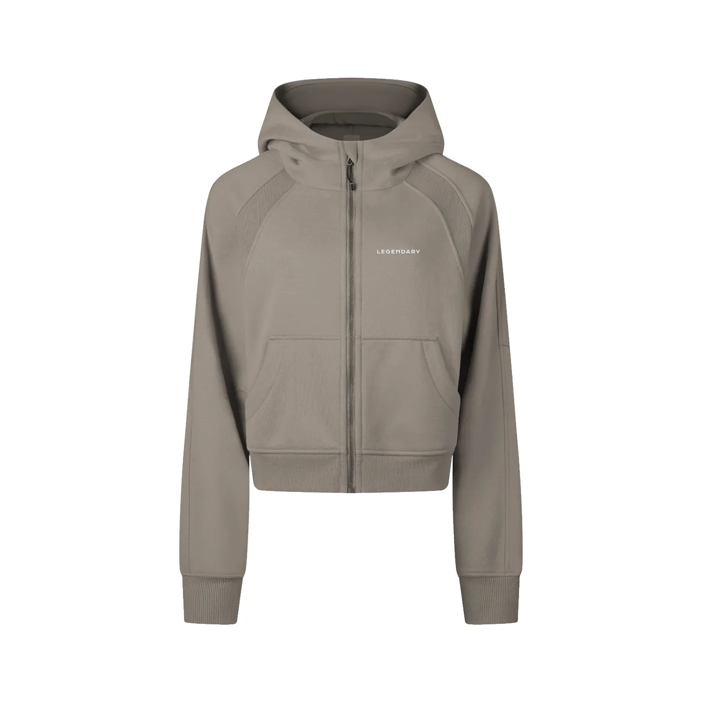 Regular Legendary Cropped Zip-Through Hoodie