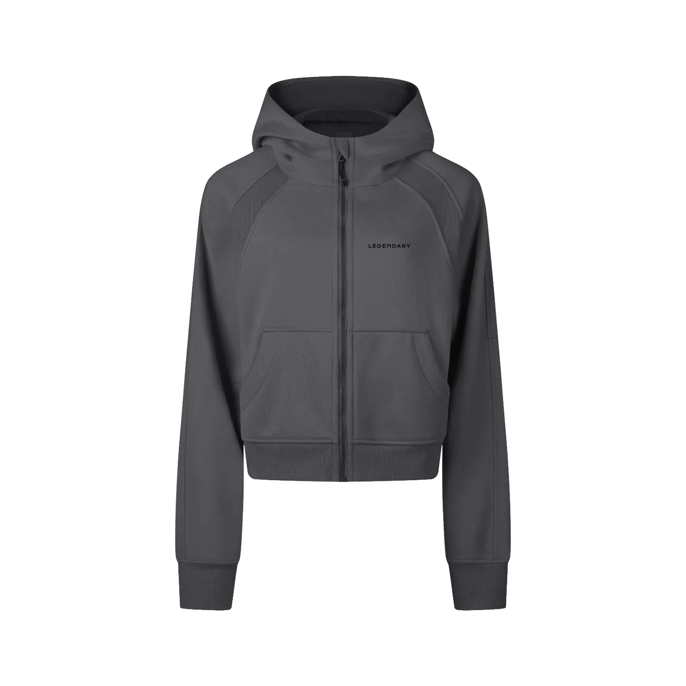 Regular Legendary Cropped Zip-Through Hoodie