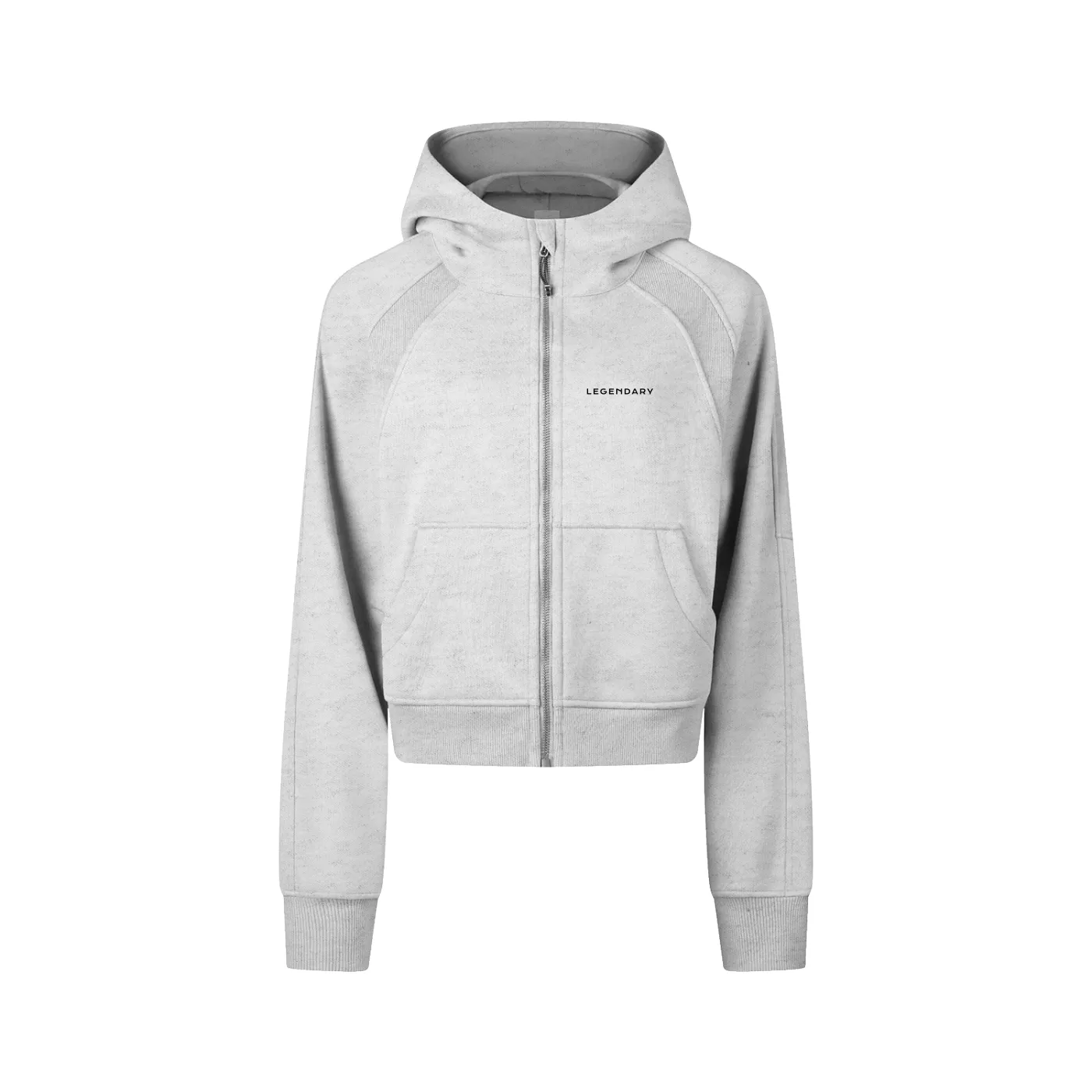 Regular Legendary Cropped Zip-Through Hoodie
