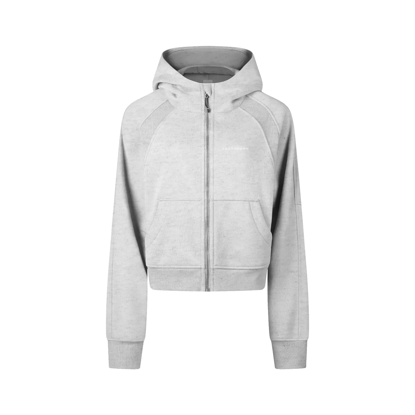 Regular Legendary Cropped Zip-Through Hoodie