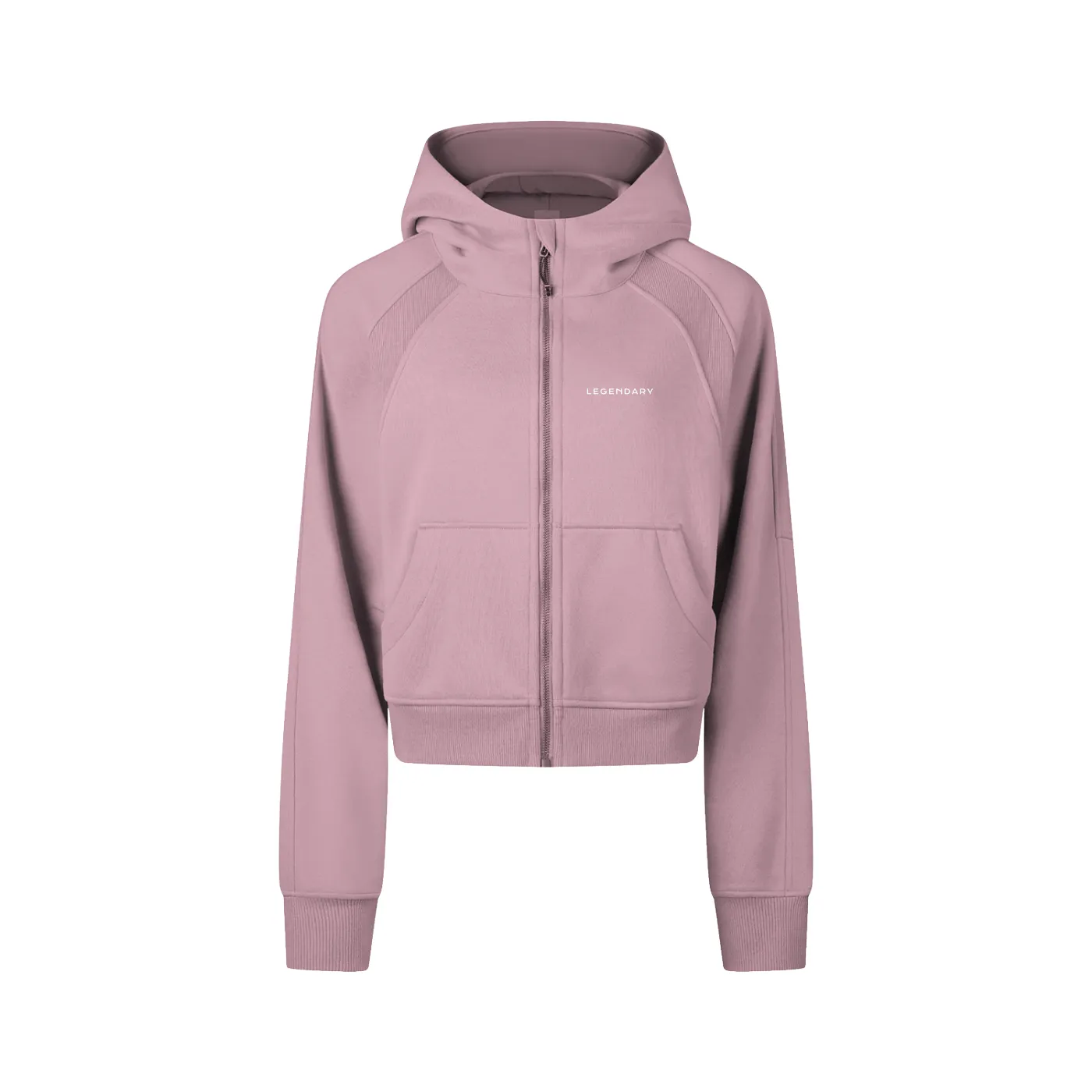 Regular Legendary Cropped Zip-Through Hoodie