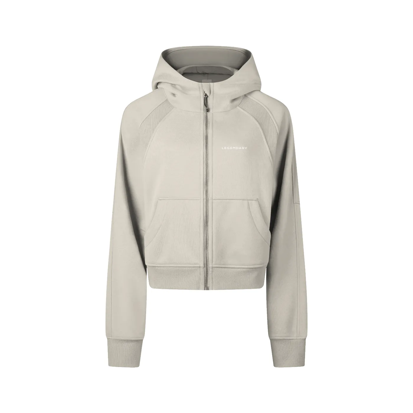 Regular Legendary Cropped Zip-Through Hoodie
