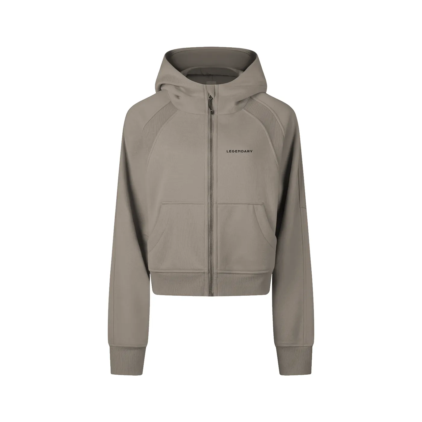 Regular Legendary Cropped Zip-Through Hoodie