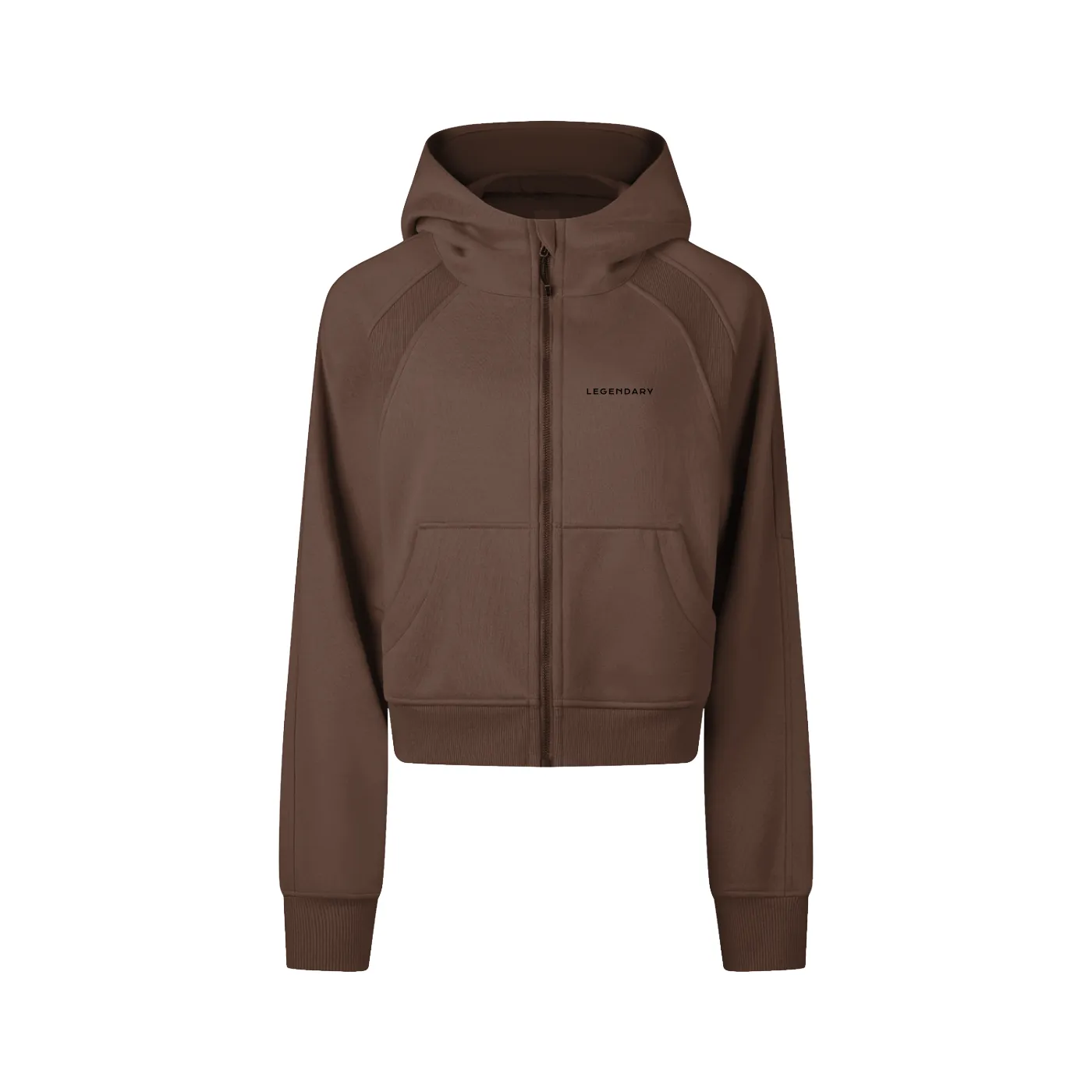 Regular Legendary Cropped Zip-Through Hoodie