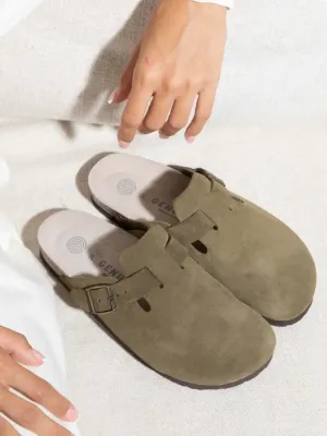 Riva Khaki Clogs