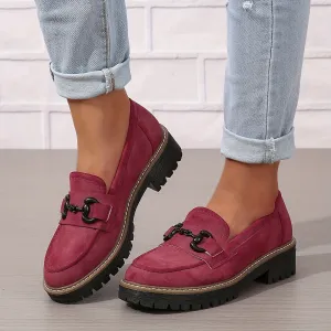 Samantha – Chunky Loafer Shoes