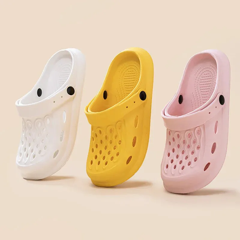 Sandals Summer Casual Garden Clogs Shoes Outdoor Shoes Anti Slip Thick Sole Beach Slippers Without Heels Croxie Shoes for Women
