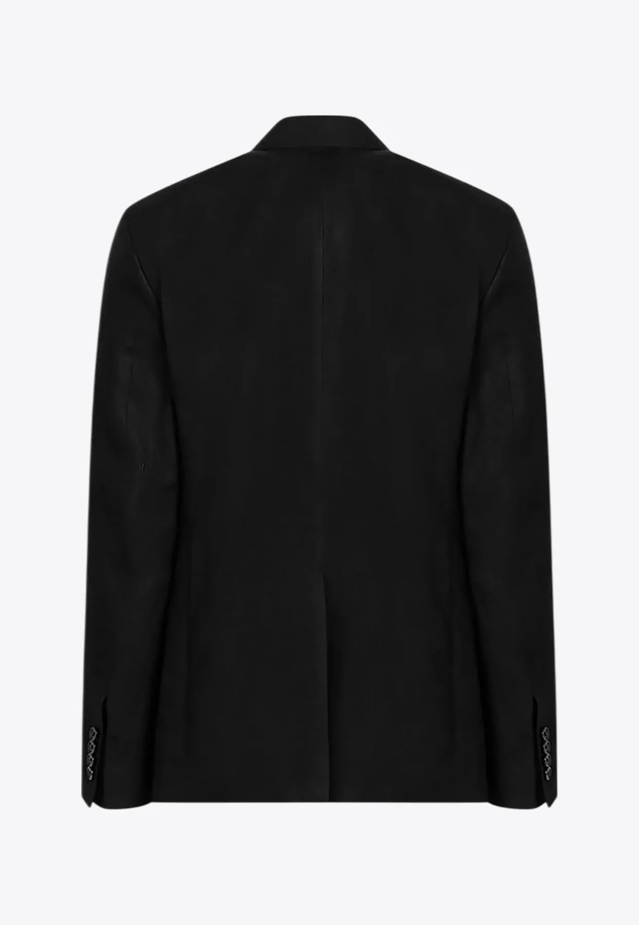 Single-Breasted Linen Blazer