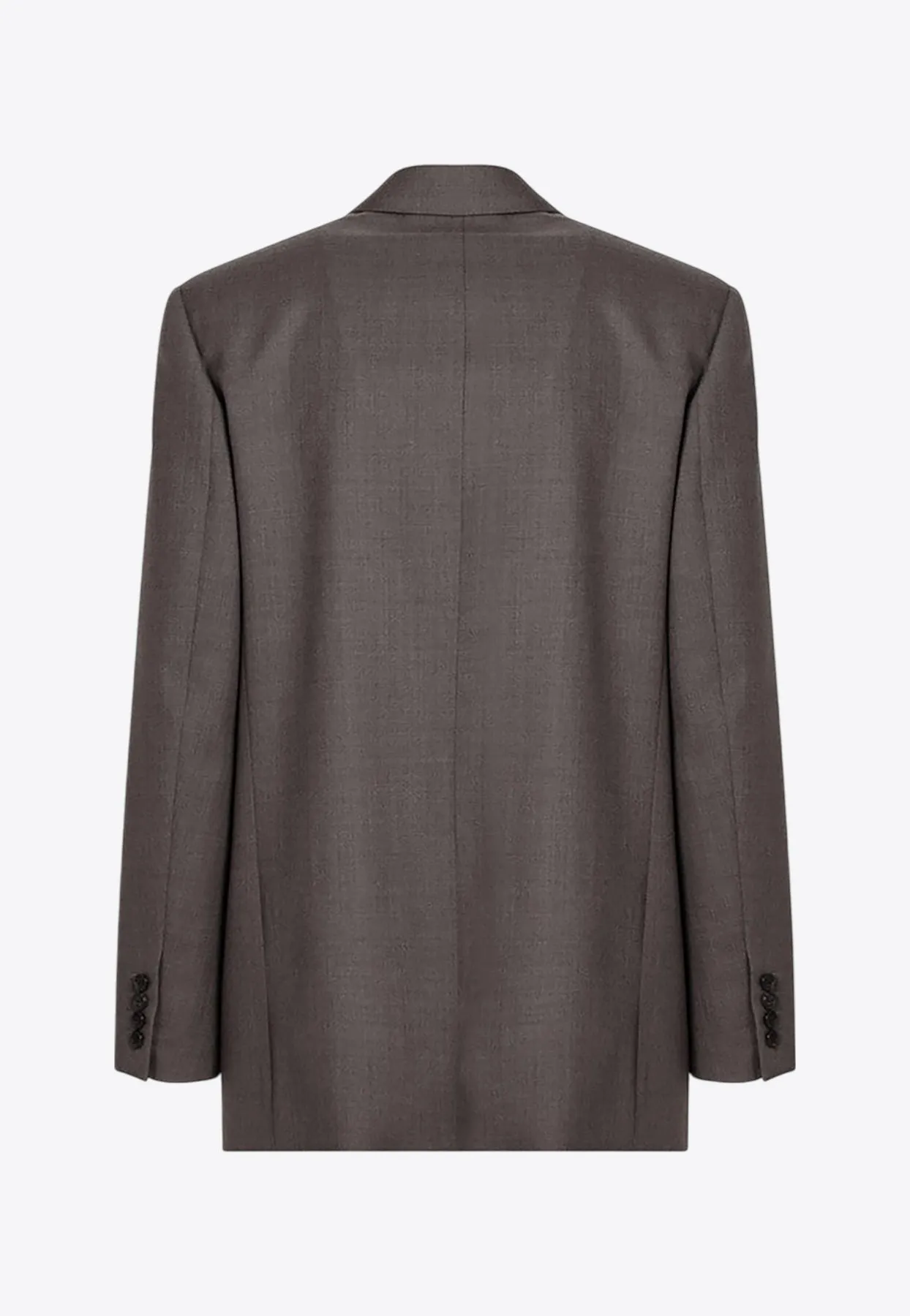Single-Breasted Wool Blazer