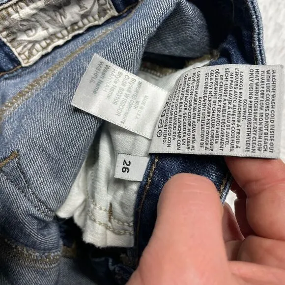 Siwy Hannah denim jeans size 26 skinny destroyed