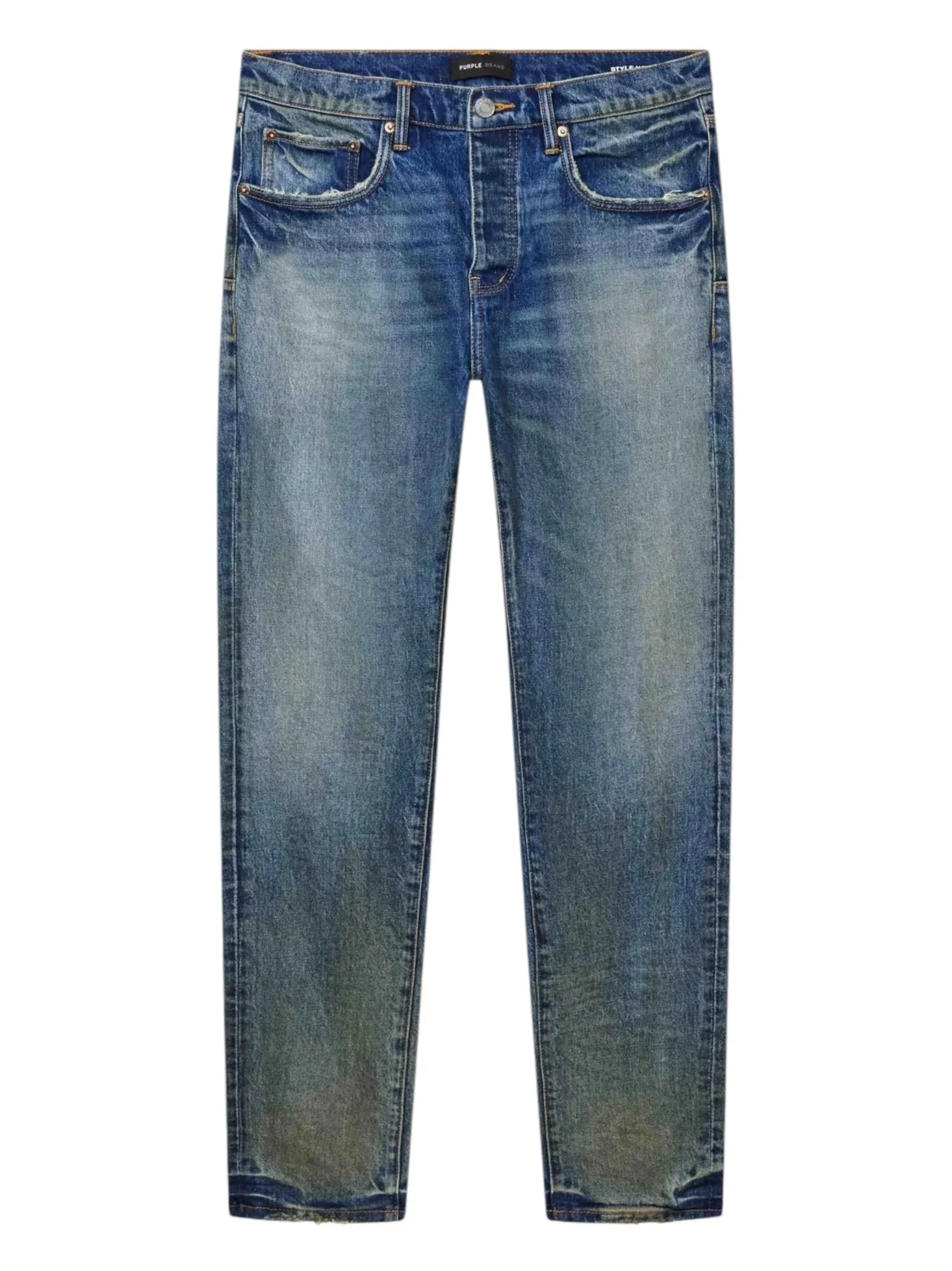 Skinny Cracked Bronze - Dk Indigo