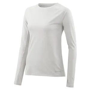 SKINS Siken Women's Long Sleeve Top - Silver/Marle